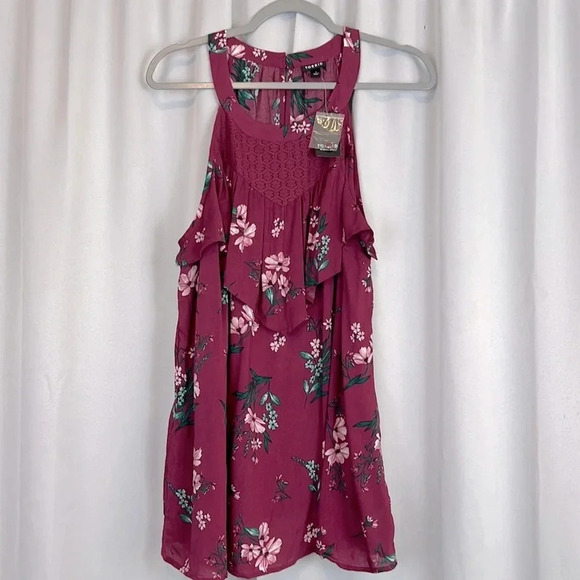 NEW Torrid Floral Ruffle Halter Top Size 1X - Picture 2 of 7